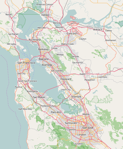 Redwood Creek (San Mateo County) is located in San Francisco Bay Area