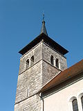 Clocher de l'église romane