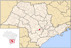 Localização de Porangaba em São Paulo