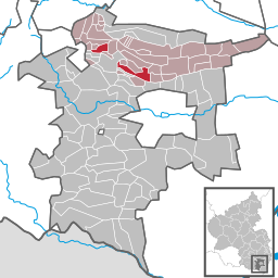 Läget för Burrweiler i Landkreis Südliche Weinstraße