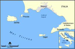 Mappa di localizzazione: Golfo di Napoli