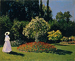 Kvinna i trädgården, 1867, Eremitaget, Sankt Petersburg