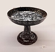 Coupe de la Récolte de la Manne par Pierre Courteys (vers 1550, Varsovie).