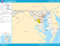 Marylandin kartta