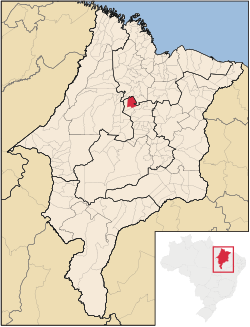 Localização de Pio XII no Maranhão