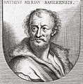 engraved portrait of Matthäus Merian