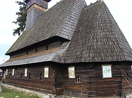 Wooden church in Șieu