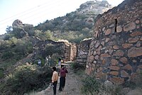 Remnants of a fort built during medieval period by Ganga Singh Nuniwal.