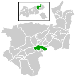 Location within Kufstein district