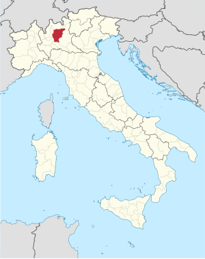 Cherta de la provinzia de Bergamo