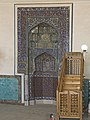 Mihrab iz mošeje Kalyan v Buhari v Uzbekistanu