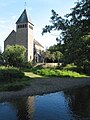 La Lomme au pied de l'église Saint-Martin.