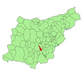 Localização do município de Ordizia em Guipúscoa