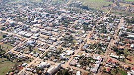 Imagem aérea parcial do município em 2008