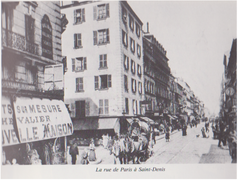 La rue de Paris (actuelle rue Gabriel-Péri).