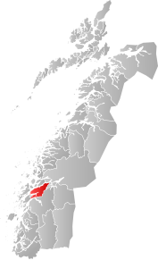 Poziția localității Comuna Leirfjord