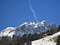 Amselflue von Davos Frauenkirch aus gesehen.