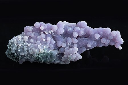Botryoidal Purple Grape Agate Chalcedony from Indonesia