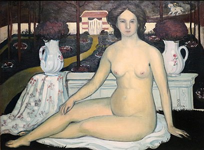 Nude with Bouquet of Violets (1894)