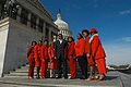 Congressman Meek with Miami-Dade County members of Delta Sigma Theta Sorority, Inc. in front of the U.S. Capitol on February 15, 2005. Members of Delta Sigma Theta Sorority, Inc. were in Washington, DC for their “16th Annual Delta Days in the Nation’s Capitol.”