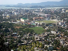 Uitzicht op Guwahati