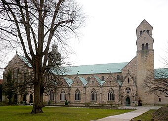 Der Mariendom in Hildesheim, Nordansicht