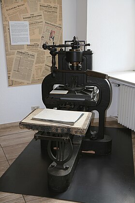 Stanhope-Presse von 1842