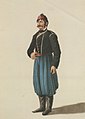 Homme de Parga, gravure sur cuivre de J. Cartwright, XIXe siècle. Bibliothèque nationale de Grèce - Fondation Alexandre S. Onassis