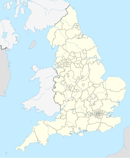 Giải bóng đá Ngoại hạng Anh 1994-95 trên bản đồ Anh