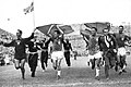 Landsholdet fejrer VM-titlen i 1958