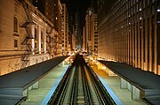 Jalur Chicago "L" di kawasan Chicago Loop