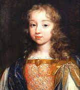 XIV. Lajos nyolcéves korában