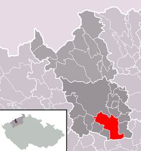 Localisation de Bečov