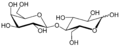 le lactose β-D-galp(1→4)-D-glcp)