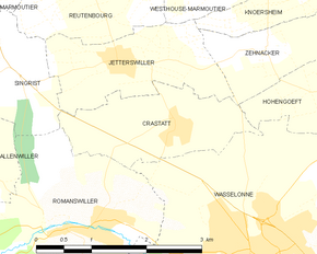 Poziția localității Crastatt