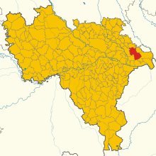 Localisation de Santa Cristina e Bissone