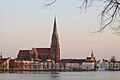 Vue de la cathédrale de Schwerin (Schweriner Dom).