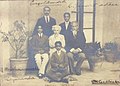 Annie Besant shown with the Theosophists in Adyar, Madras in 1912 four years before she founded an Indian Home Rule League.