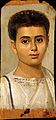 ローマ帝国治下のエジプトの少年の葬儀用の肖像画