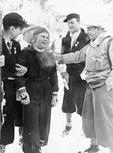 Laila Schou Nilsen bei den Olympischen Winterspielen 1936