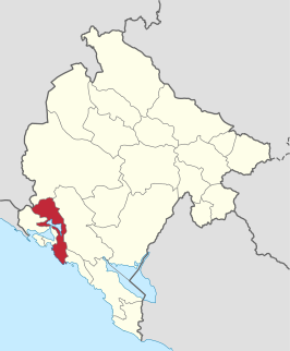 Kaart van Kotor