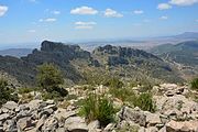 Paysage dans le parc national de Jebel Zaghouan