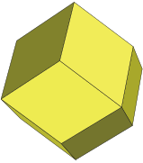 Rhombic Dodecahedron Before Cutting.svg