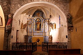 Intérieur de la chapelle.