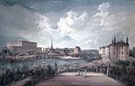 Utsikt över Stockholm, Elias Martin. (ca 1800)