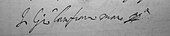 signature de Giovanni Lanfranco