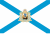 Flagge der Oblast Archangelsk