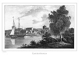 Illustration in Finland framstäldt i teckningar edited by Zacharias Topelius and published 1845-1852.