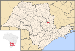Localização de Leme em São Paulo
