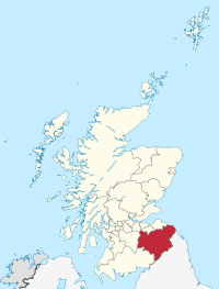Scottish Borders'ın İskoçya'daki konumu